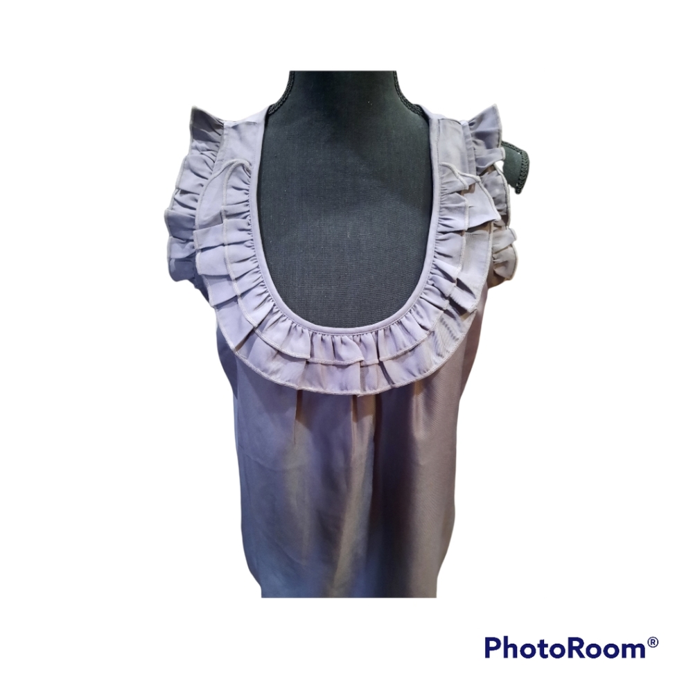 Tommy Hilfiger sleeveless ruffle blouse - Picture 2 of 5